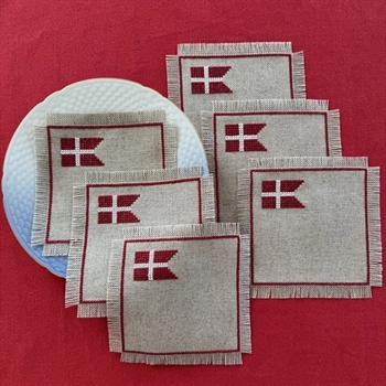Kun flag mellemlægsservietter fra Pomp Stitch
